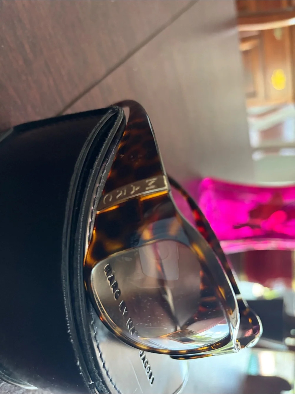 Marc by Marc Jacobs Men’s Tortoise Shell Sunglasses - Brown/Amber